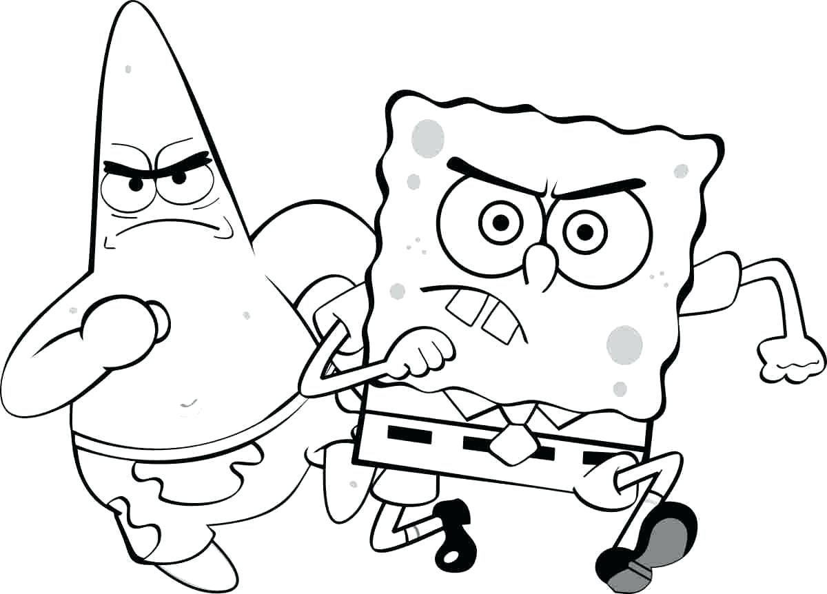 Easy Spongebob Coloring Pages At GetDrawings Free Download