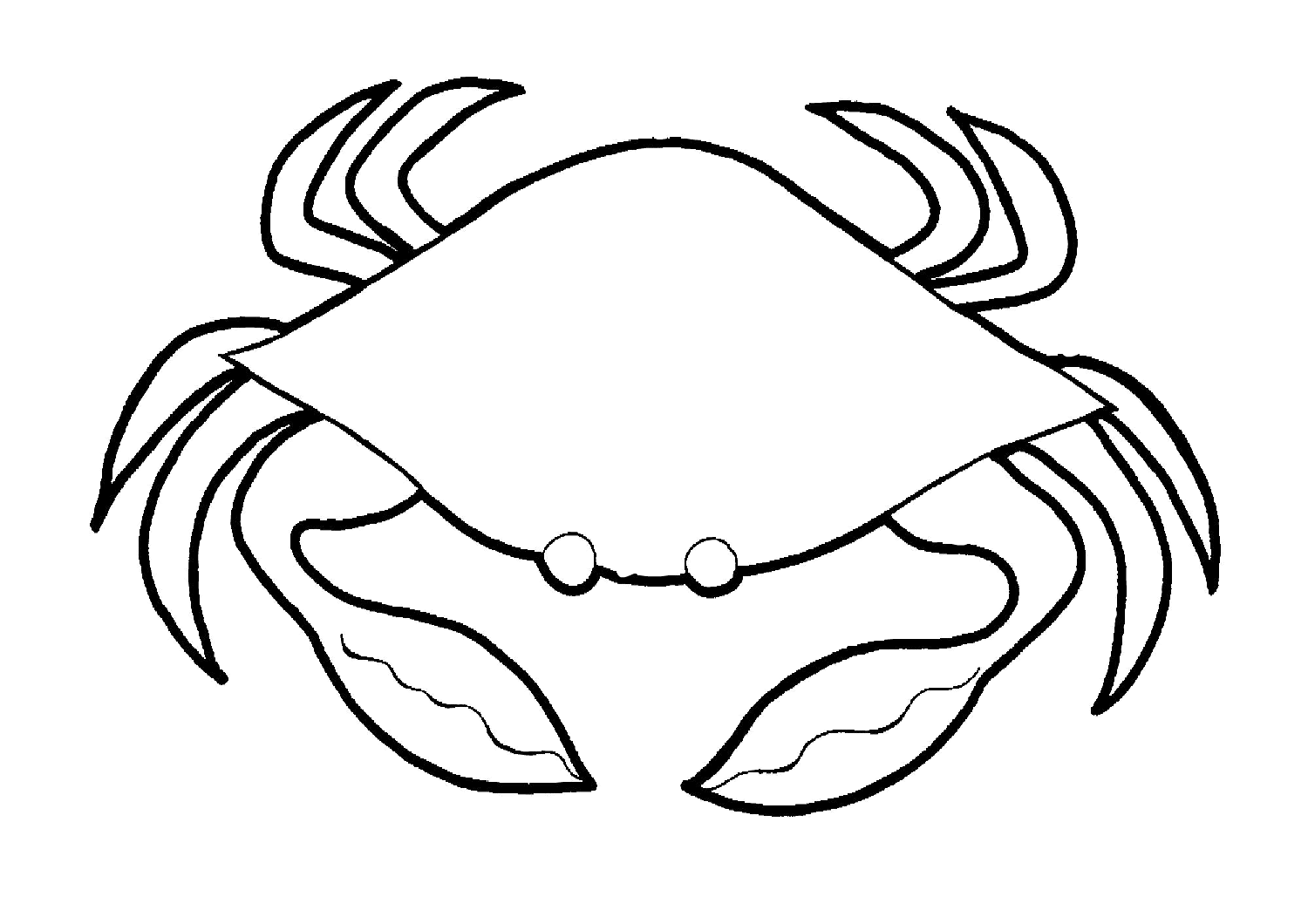 Easy To Draw And Color Printable Crab Coloring Pages Print Color Craft Easy To Draw And Color Printable Crab Coloring Pages Print Color Craft
