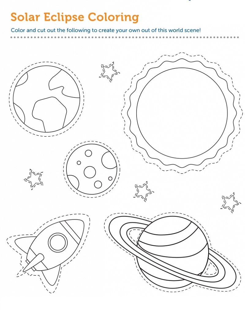 Eclipse Coloring Pages Universe Themes Educative Printable Helix Eclipse Coloring Pages Universe Themes Educative Printable Helix