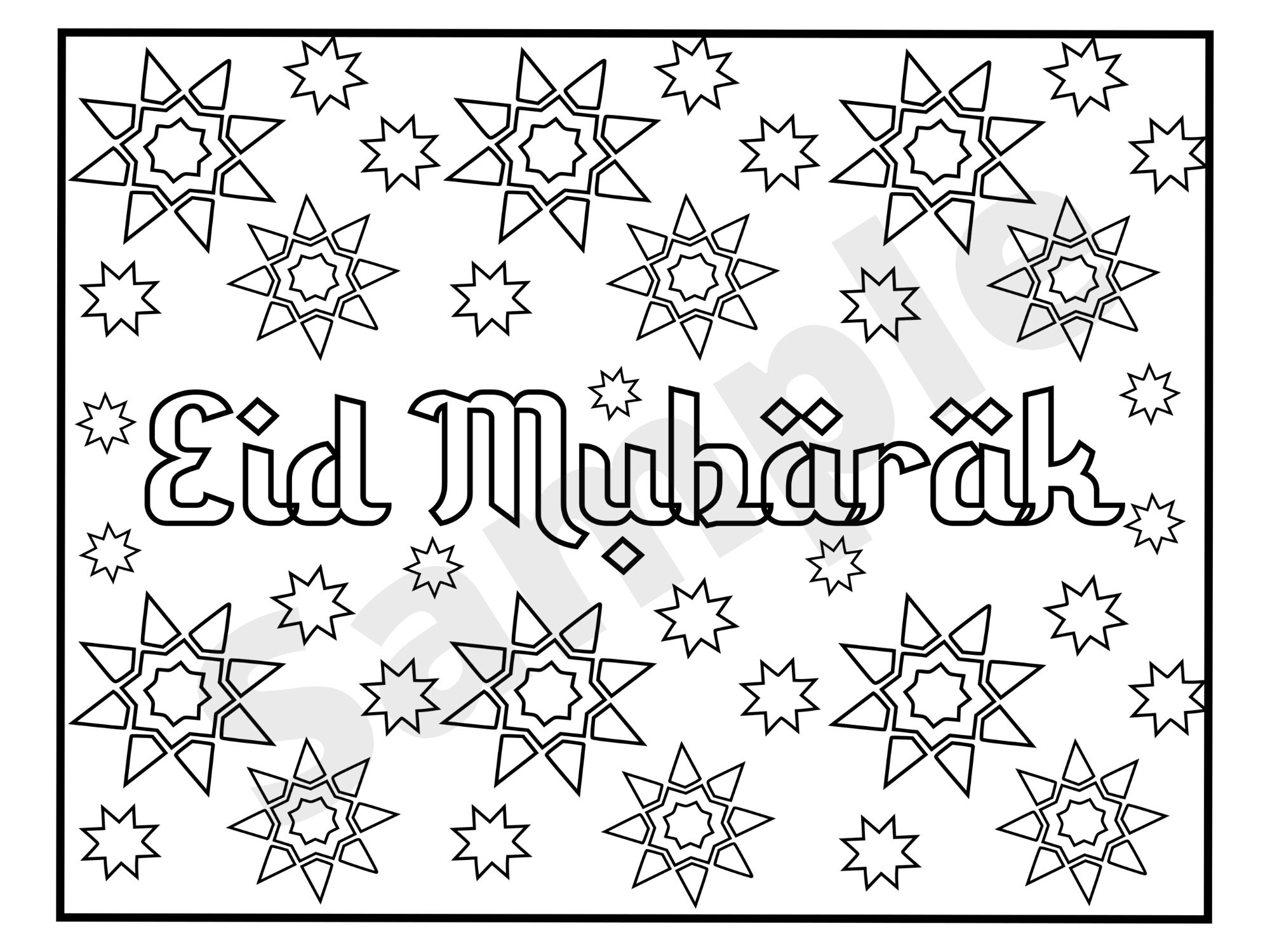 Eid Coloring Pages Printable Eid Coloring Pages Printable