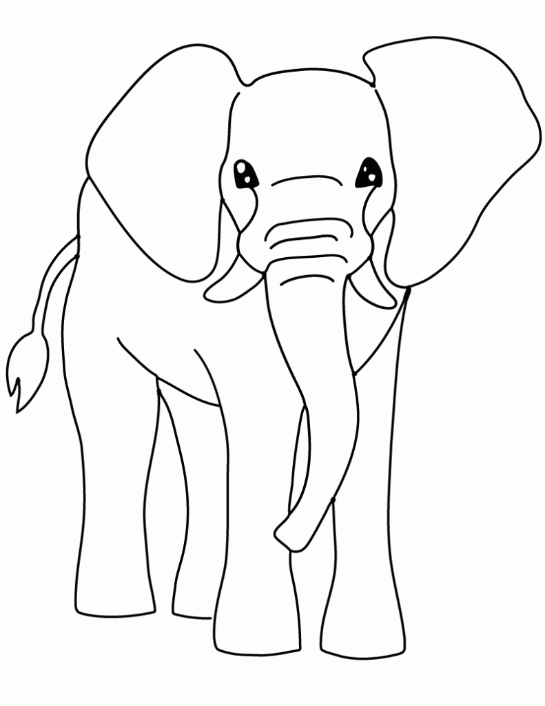 Elephant Coloring Pages Printable Elephant Coloring Pages Printable