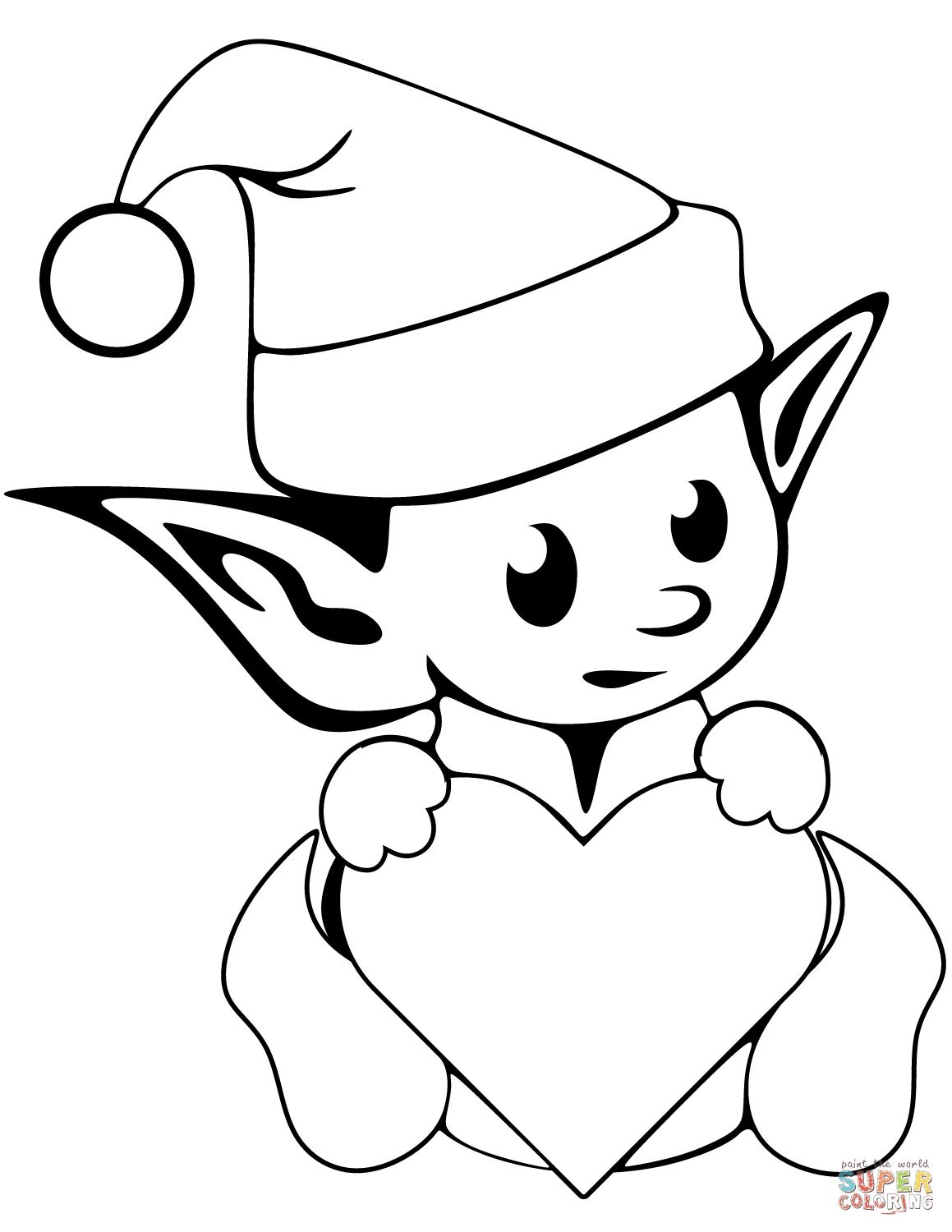 Elf Coloring Pages Free Download On ClipArtMag Elf Coloring Pages Free Download On ClipArtMag