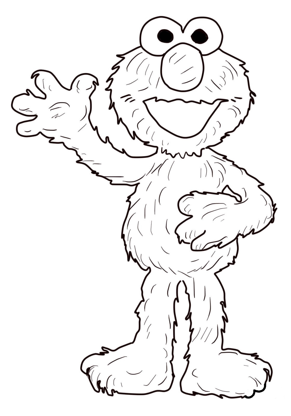 Elmo Waving Hello Coloring Page Free Printable Coloring Pages For Kids Elmo Waving Hello Coloring Page Free Printable Coloring Pages For Kids