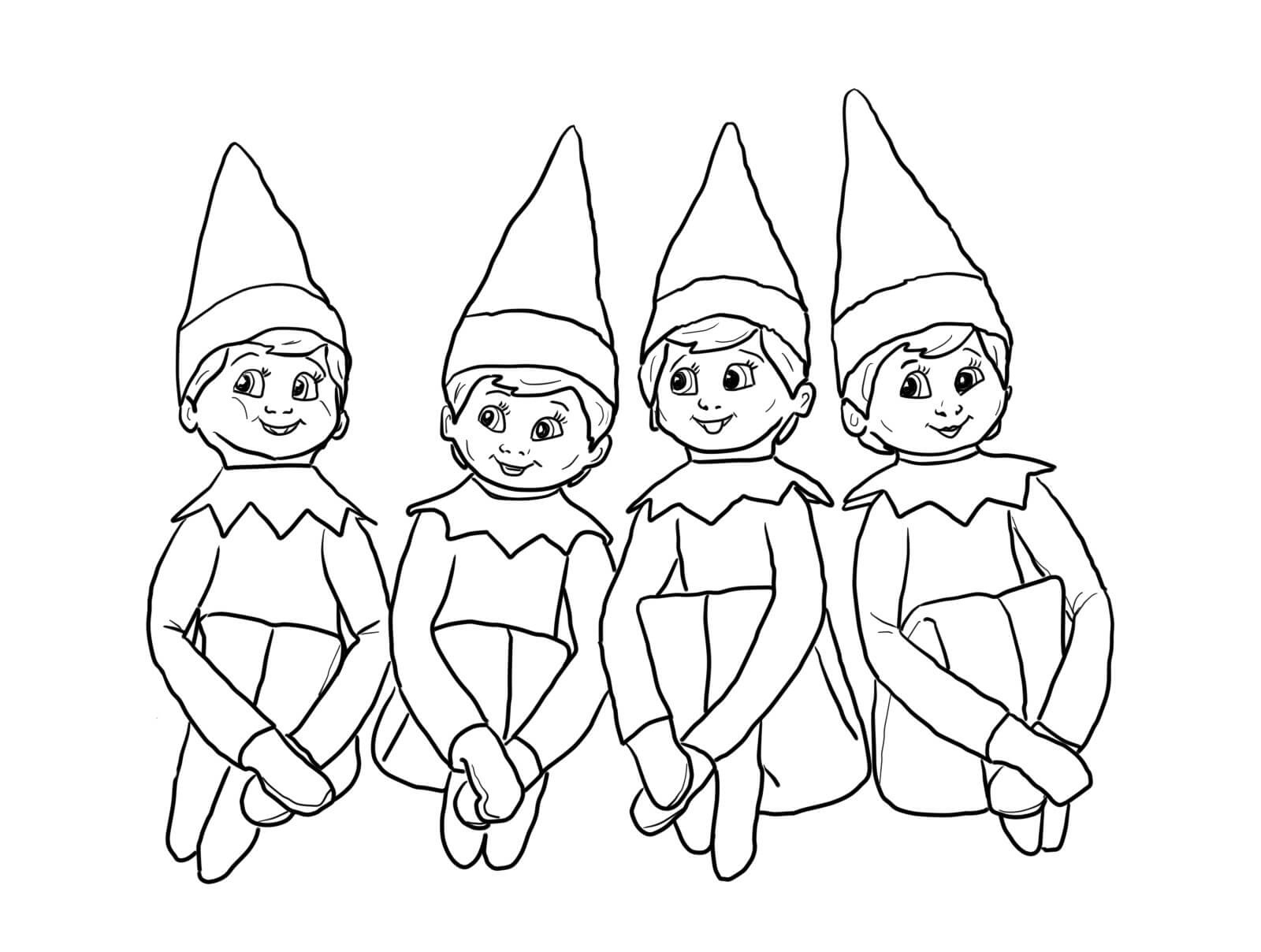 Elves On The Shelf Coloring Page Free Printable Coloring Pages For Kids Elves On The Shelf Coloring Page Free Printable Coloring Pages For Kids