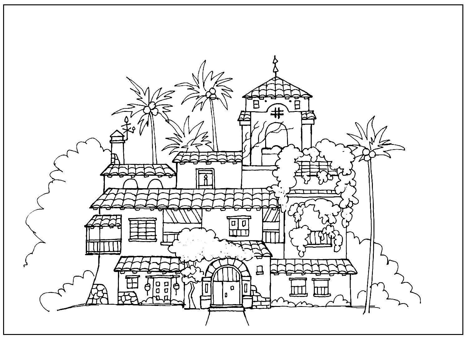Encanto Madrigal House Coloring Page Free Printable Coloring Pages Encanto Madrigal House Coloring Page Free Printable Coloring Pages