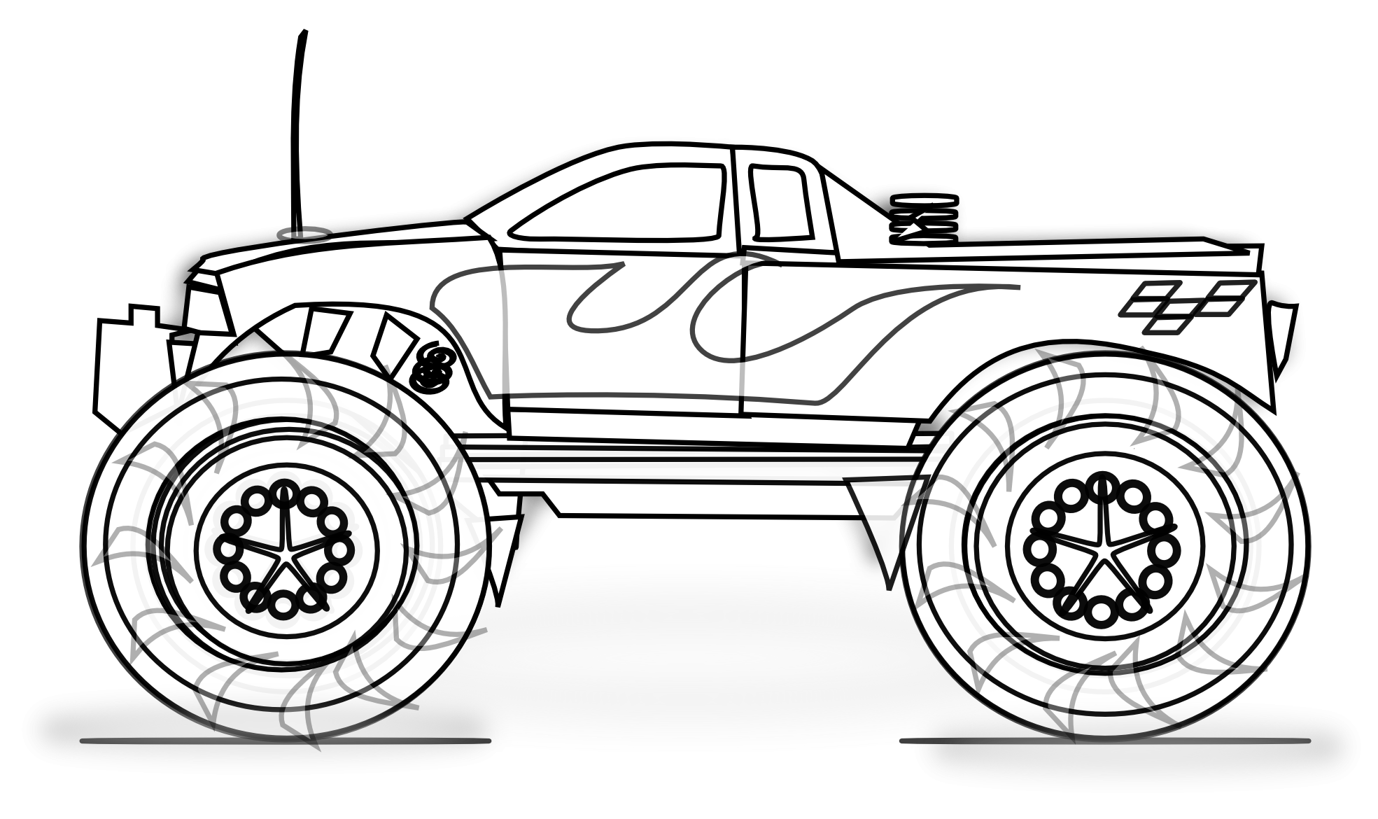 Entrelosmedanos Printable Monster Truck Coloring Pages Entrelosmedanos Printable Monster Truck Coloring Pages