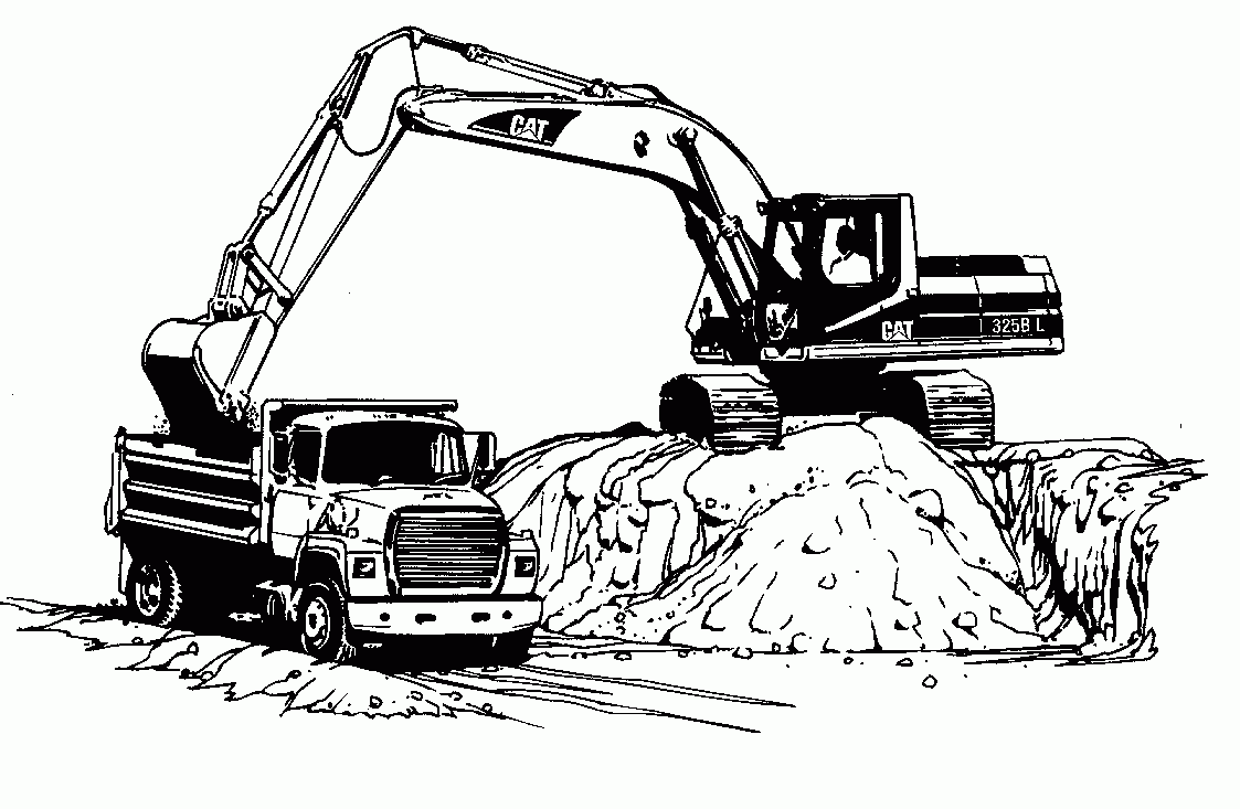 Excavator Coloring Pages To Download And Print For Free Coloring Home Excavator Coloring Pages To Download And Print For Free Coloring Home