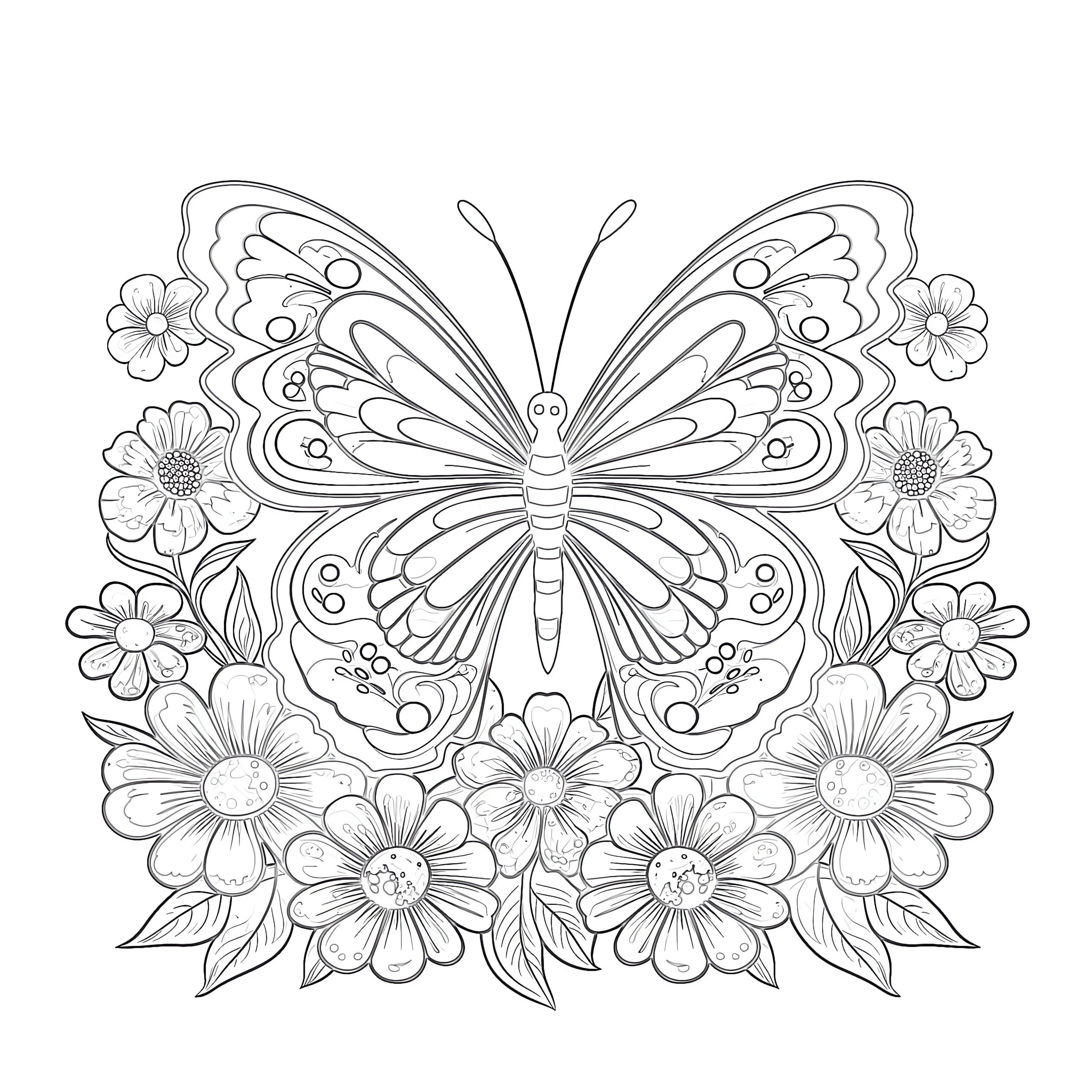 Explore The Beauty Of Flowers With Coloring Pages