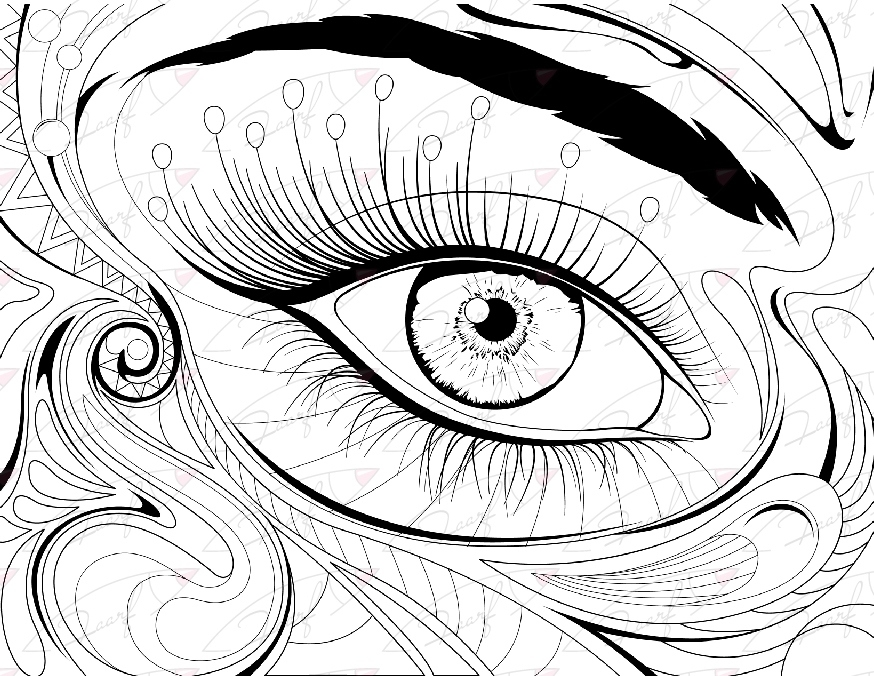 Eye Coloring Pages Printable At GetColorings Free Printable