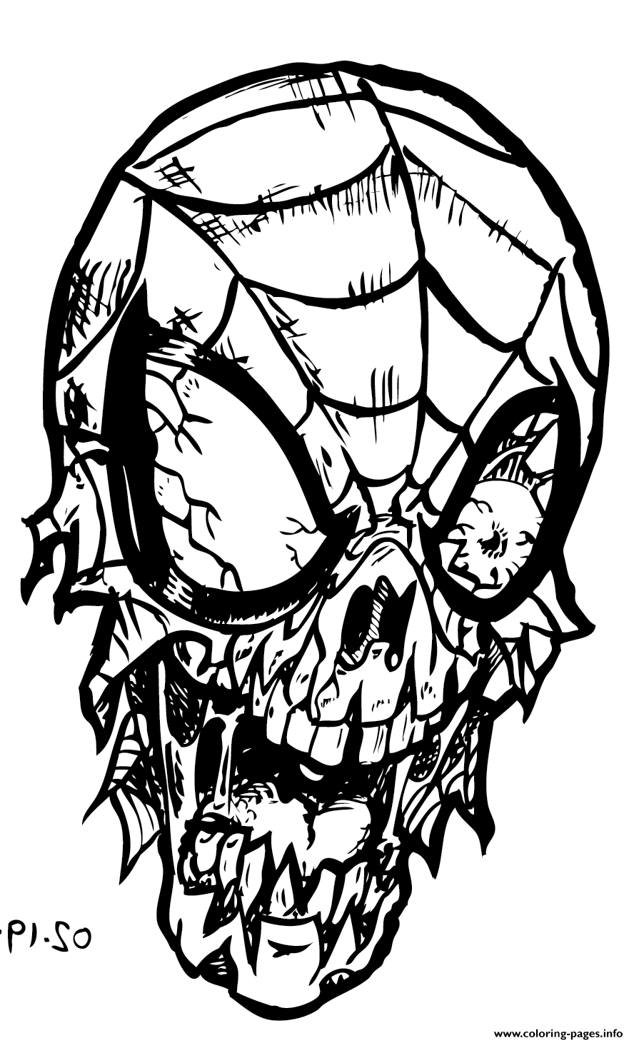 Zombie Coloring Pages Printable Zombie Coloring Pages Printable