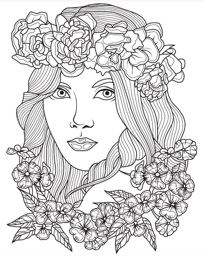 Faces Printable Coloring Pages Faces Printable Coloring Pages