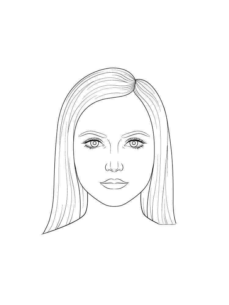 Faces Printable Coloring Pages Faces Printable Coloring Pages