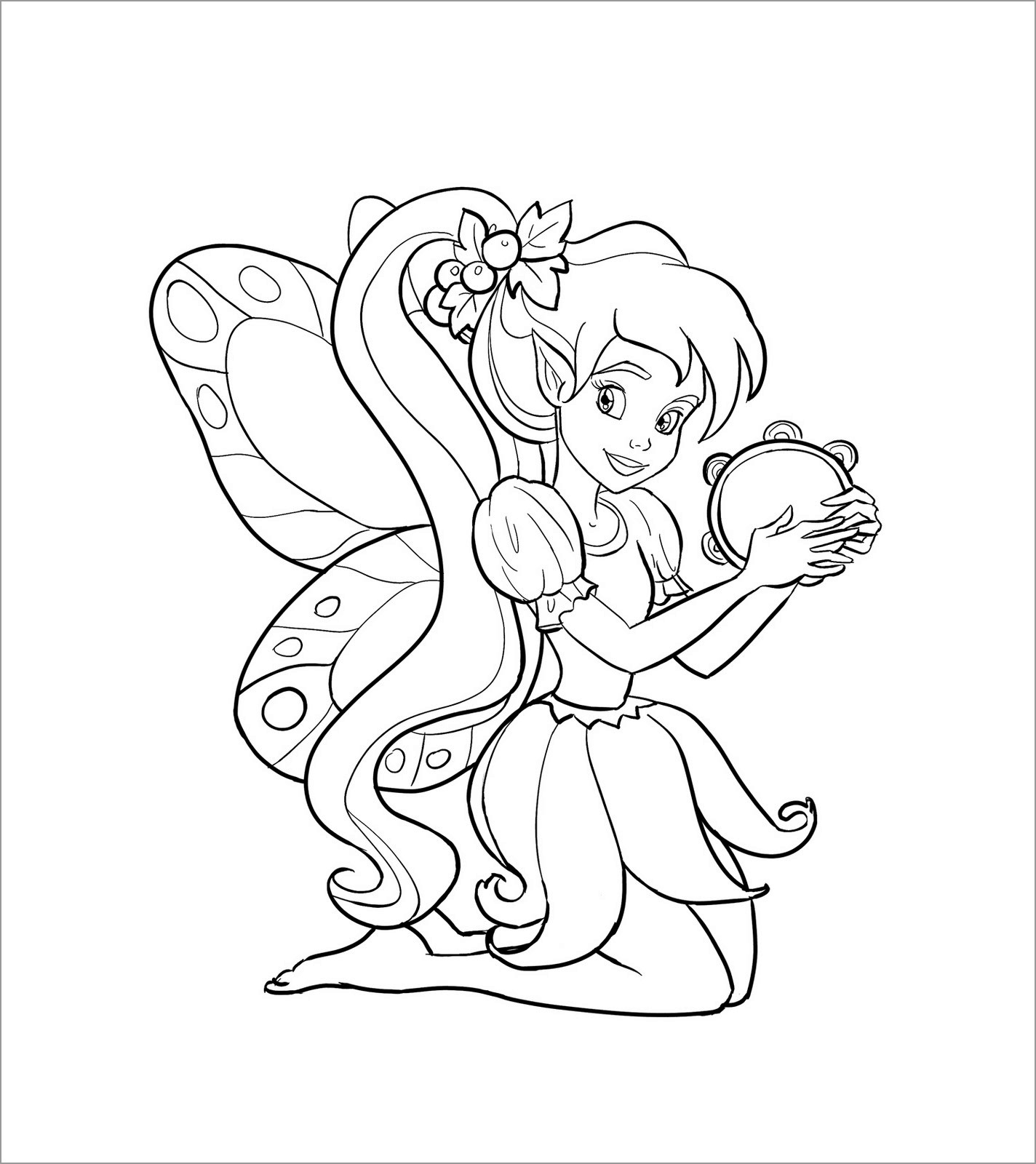Fairy Coloring Pages ColoringBay Fairy Coloring Pages ColoringBay