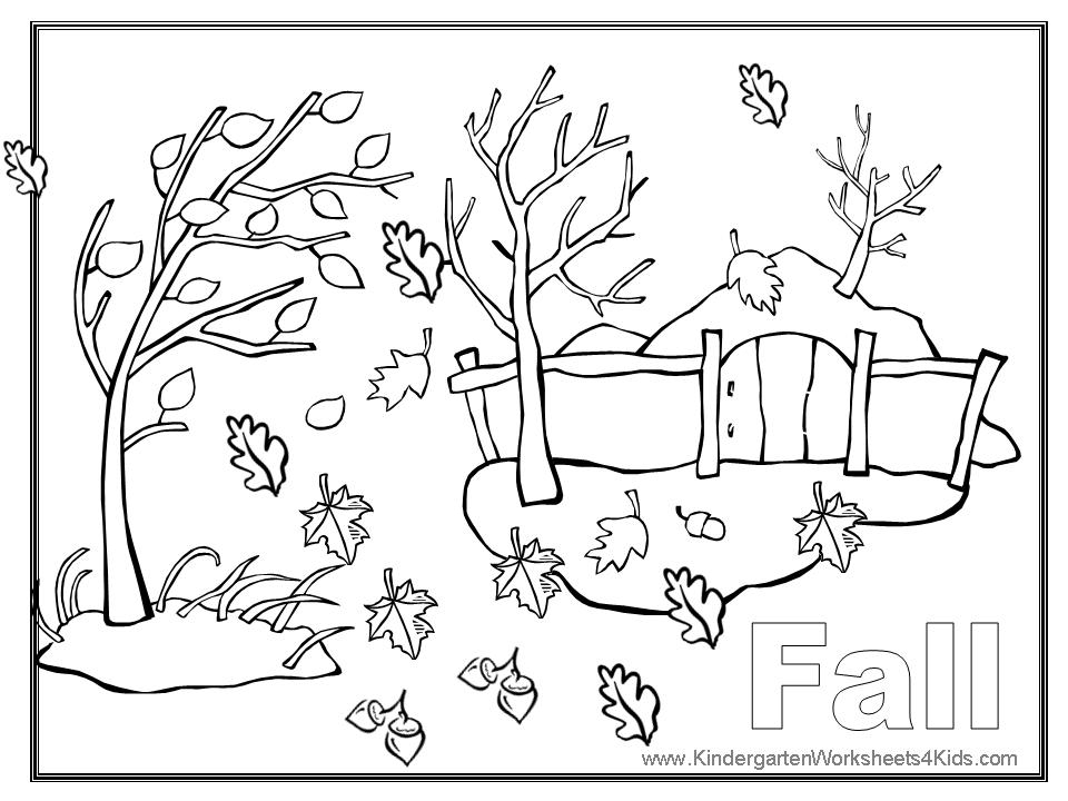 Fall Coloring Pages Fall Coloring Pages