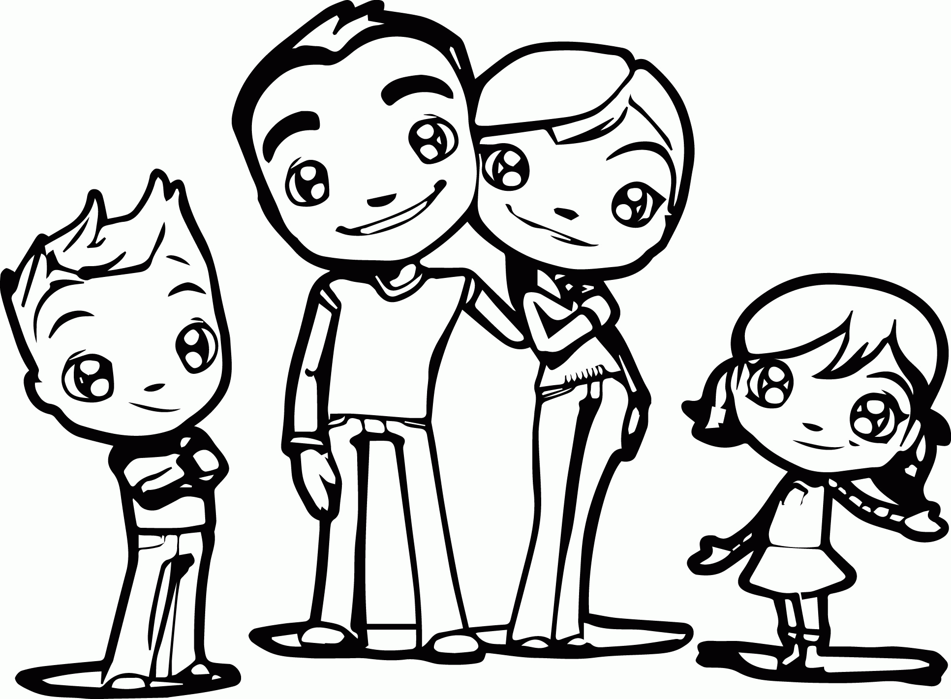 Family Coloring Pages Printable Family Coloring Pages Printable
