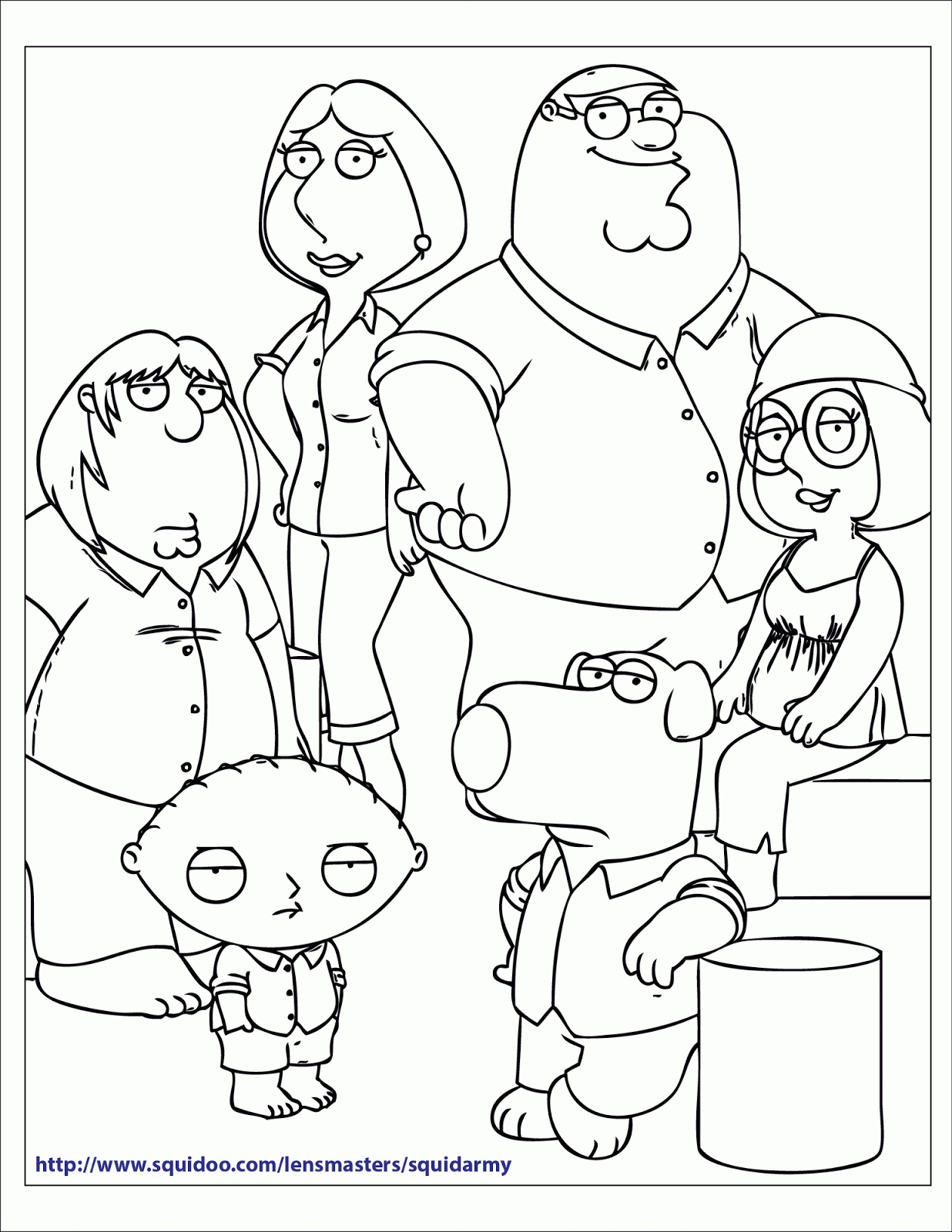 Family Guy Coloring Pages Printable Desktop HD Family Guy Coloring Pages Printable Desktop HD