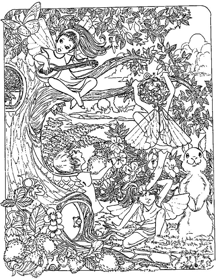Printable Coloring Pages Fantasy Printable Coloring Pages Fantasy