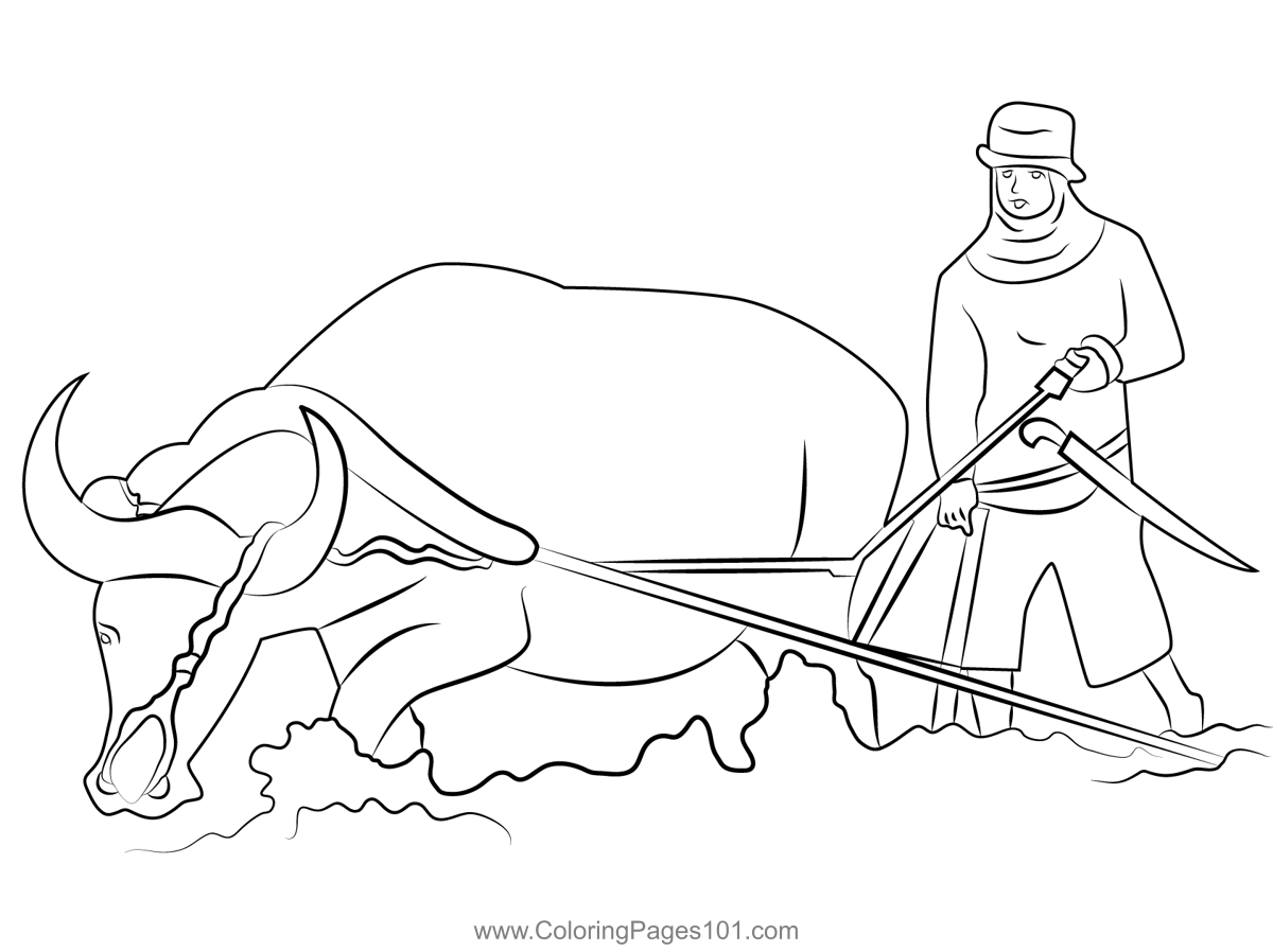 Farmer Coloring Pages Printable Farmer Coloring Pages Printable