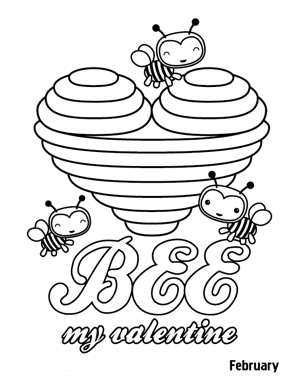 February Coloring Pages Free Printable Prntbl Concejomunicipaldechinu