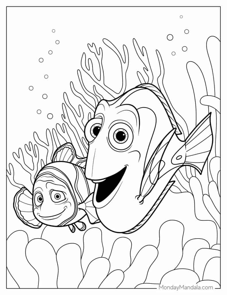 Finding Nemo Coloring Page Free PDF Printables Coloring Home Finding Nemo Coloring Page Free PDF Printables Coloring Home