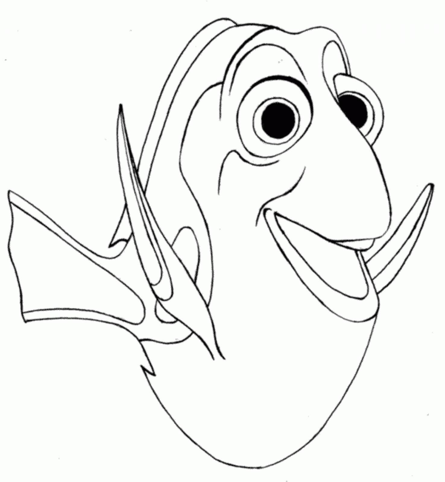 Finding Nemo Printable Coloring Pages Printable Templates