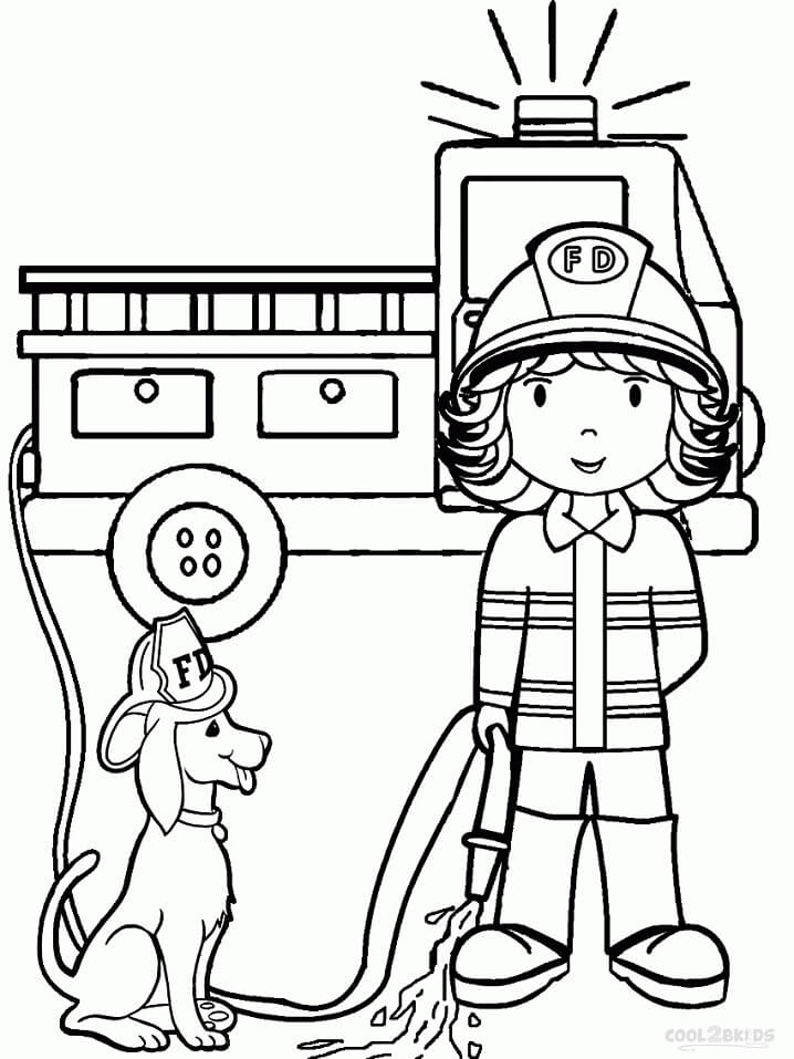 Firefighter Coloring Page Free Printable Coloring Pages For Kids Firefighter Coloring Page Free Printable Coloring Pages For Kids