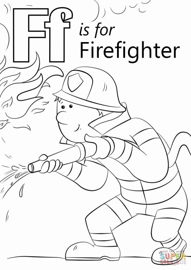 Printable Fireman Coloring Pages Printable Fireman Coloring Pages