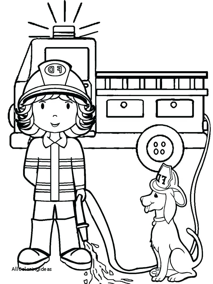 Fireman Coloring Pages Free Printable Printable Templates