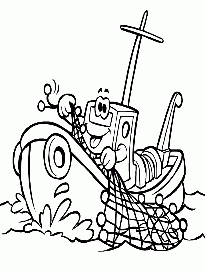 Fishing Boat Coloring Pages Free Printable Coloring Pages For Kids Fishing Boat Coloring Pages Free Printable Coloring Pages For Kids