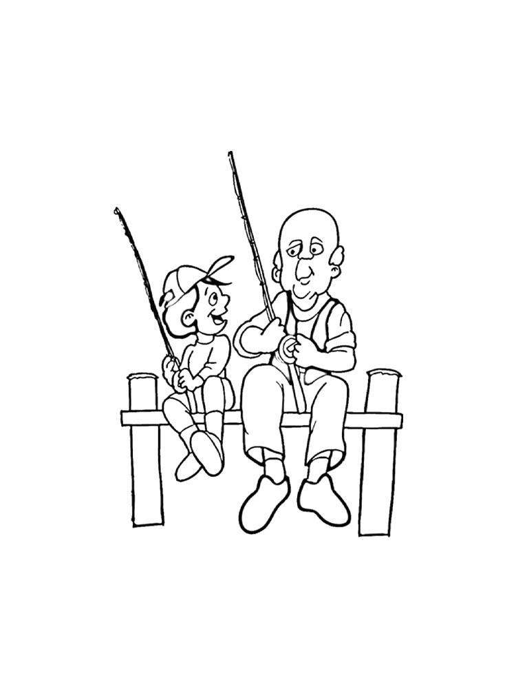 Fishing Coloring Pages