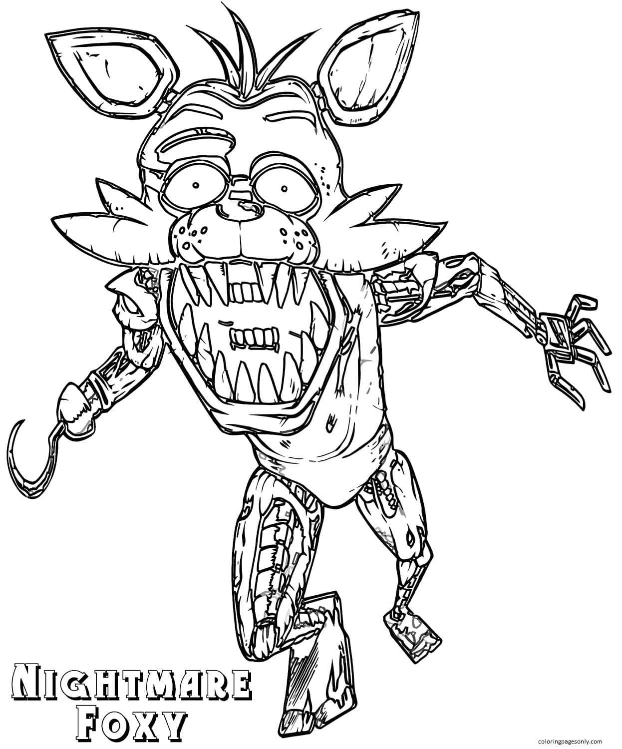 Five Nights At Freddy Nightmare Foxy Five Nights At Freddy Nightmare Foxy