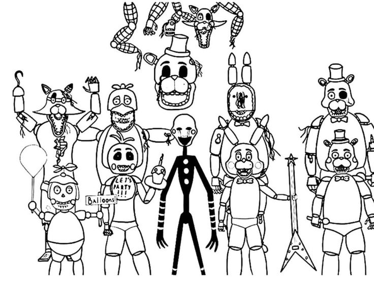 Five Nights At Freddy S Coloring Pages Print For Free 120 Images Five Nights At Freddy S Coloring Pages Print For Free 120 Images