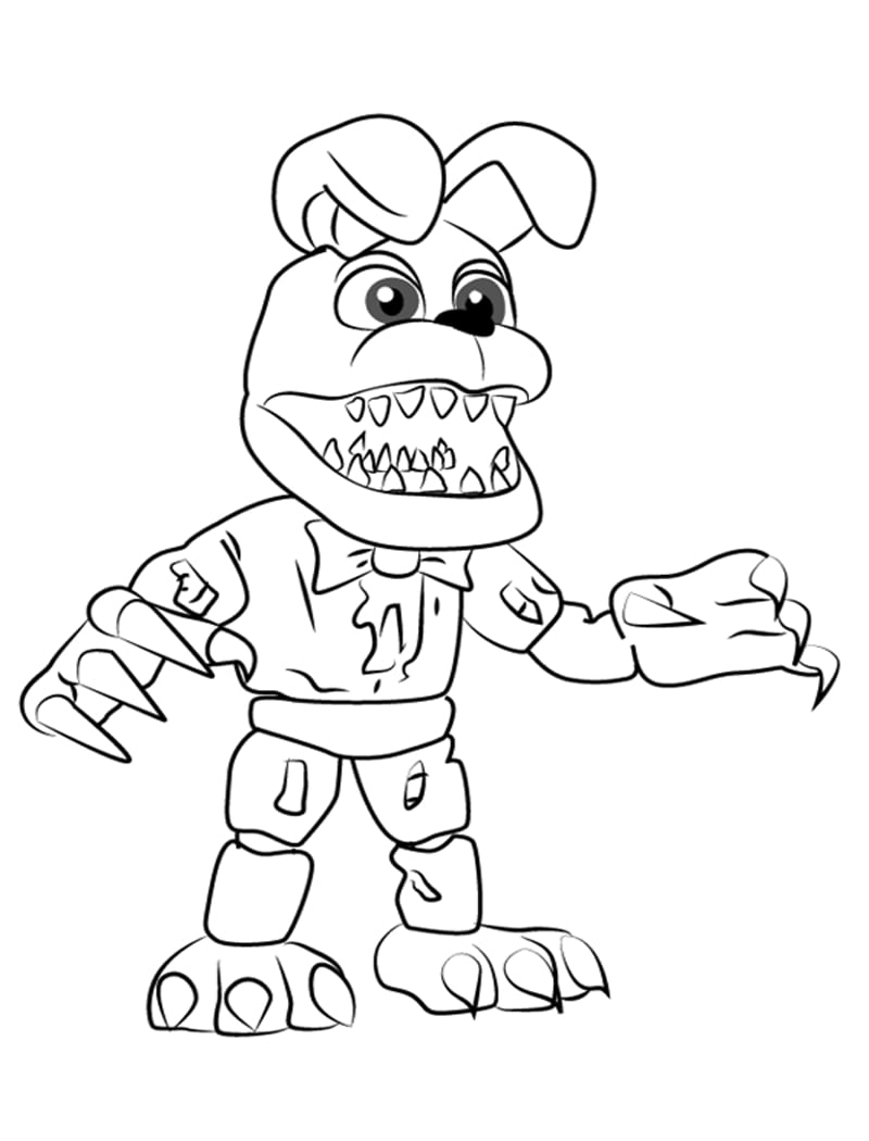 Five Nights At Freddy S Printable Coloring Pages Five Nights At Freddy S Printable Coloring Pages
