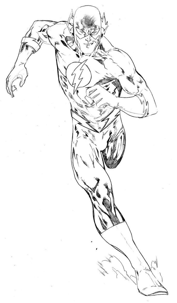 Flash Printable Coloring Pages Coloring Home