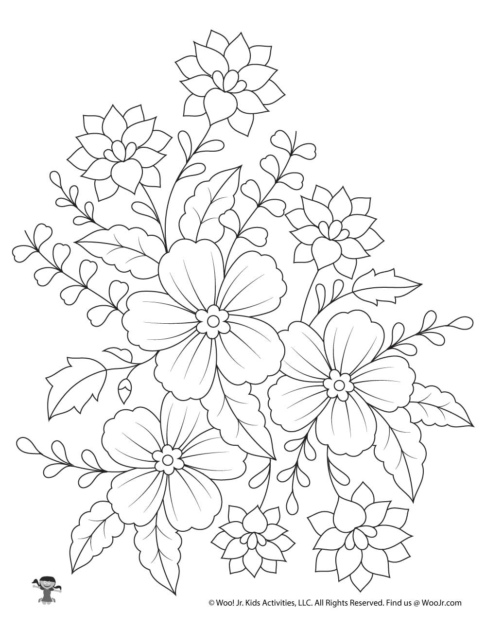 Flower Bouquet Printable Printable Templates Flower Bouquet Printable Printable Templates