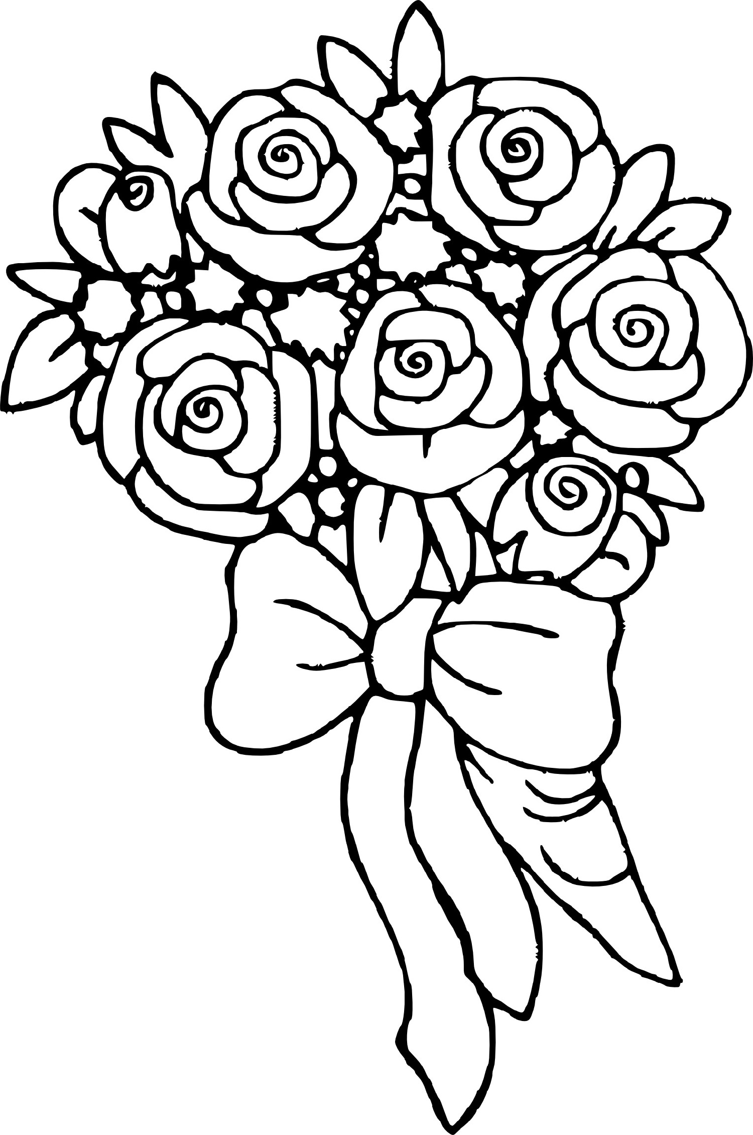 Flower Bouquet Printable Flower Bouquet Printable