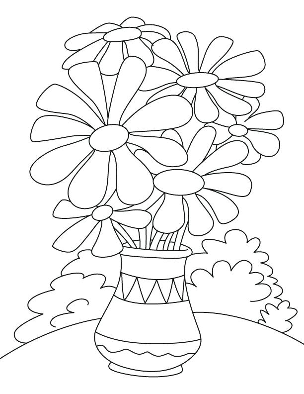 Flower Pot Coloring Pages Best Coloring Pages For Kids Flower Pot Coloring Pages Best Coloring Pages For Kids