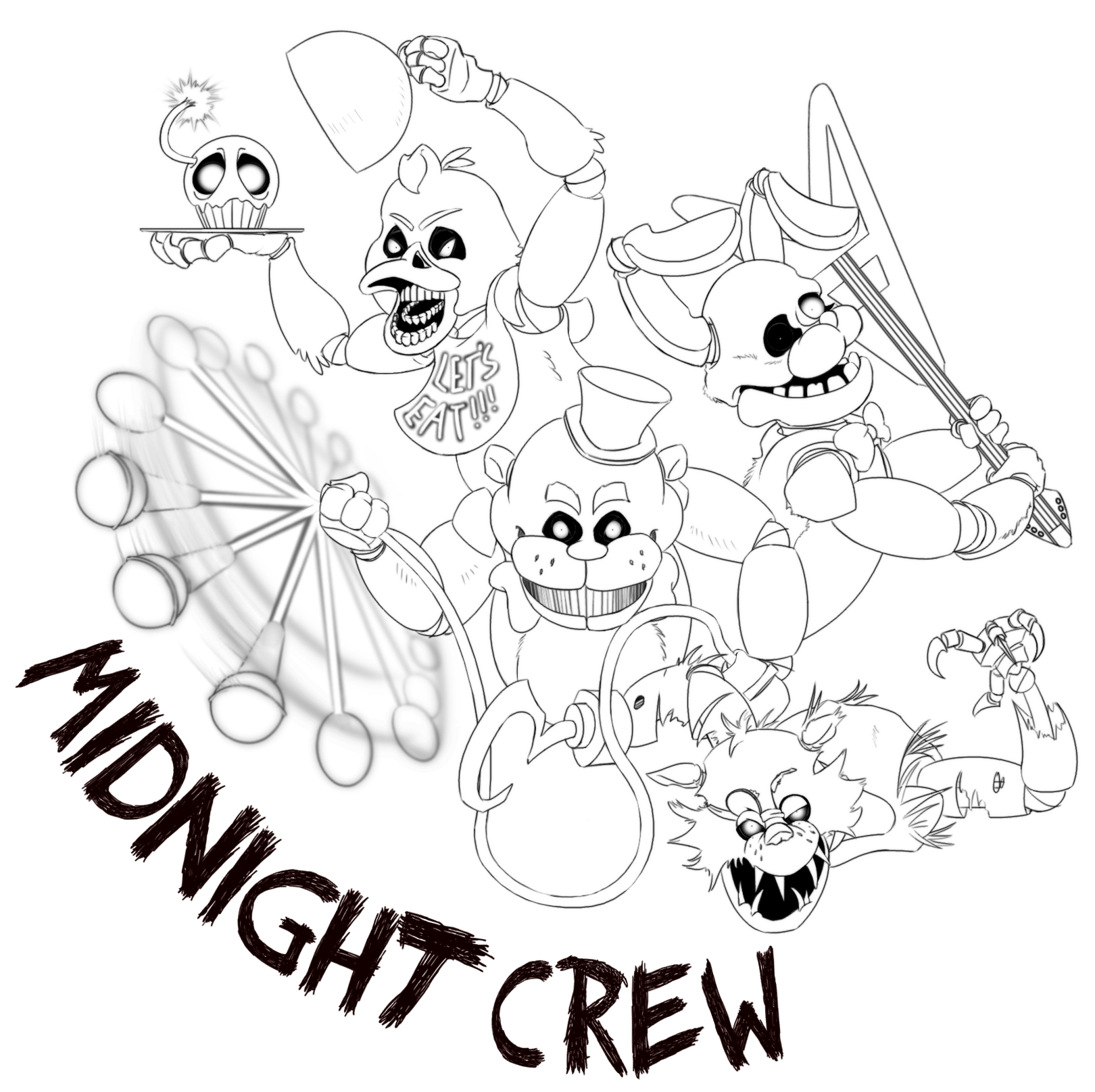 Printable Fnaf Coloring Pages All Characters Printable Fnaf Coloring Pages All Characters