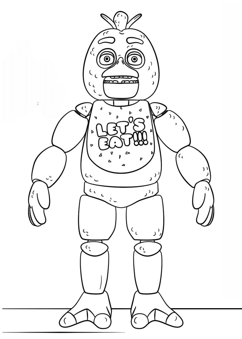 FNAF Chica Coloring Page Free Printable Coloring Pages For Kids FNAF Chica Coloring Page Free Printable Coloring Pages For Kids