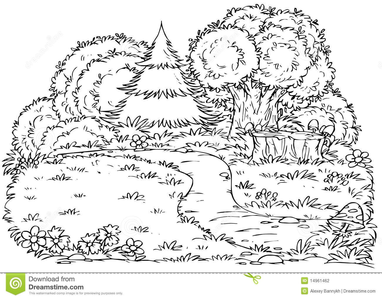 Forest Coloring Pages Printable Coloring Home Forest Coloring Pages Printable Coloring Home