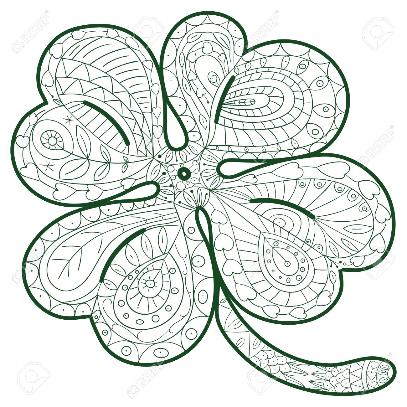 Four Leaf Clover Coloring Pages Printable Vrogue Co Four Leaf Clover Coloring Pages Printable Vrogue Co