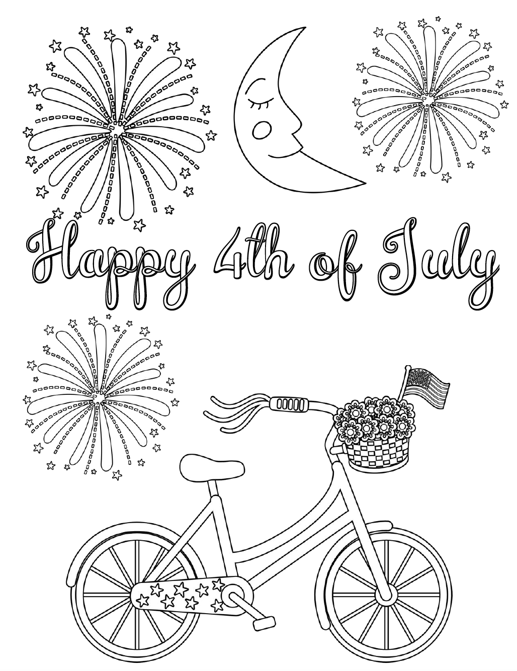 Fourth Of July Coloring Pages Printable Fourth Of July Coloring Pages Printable