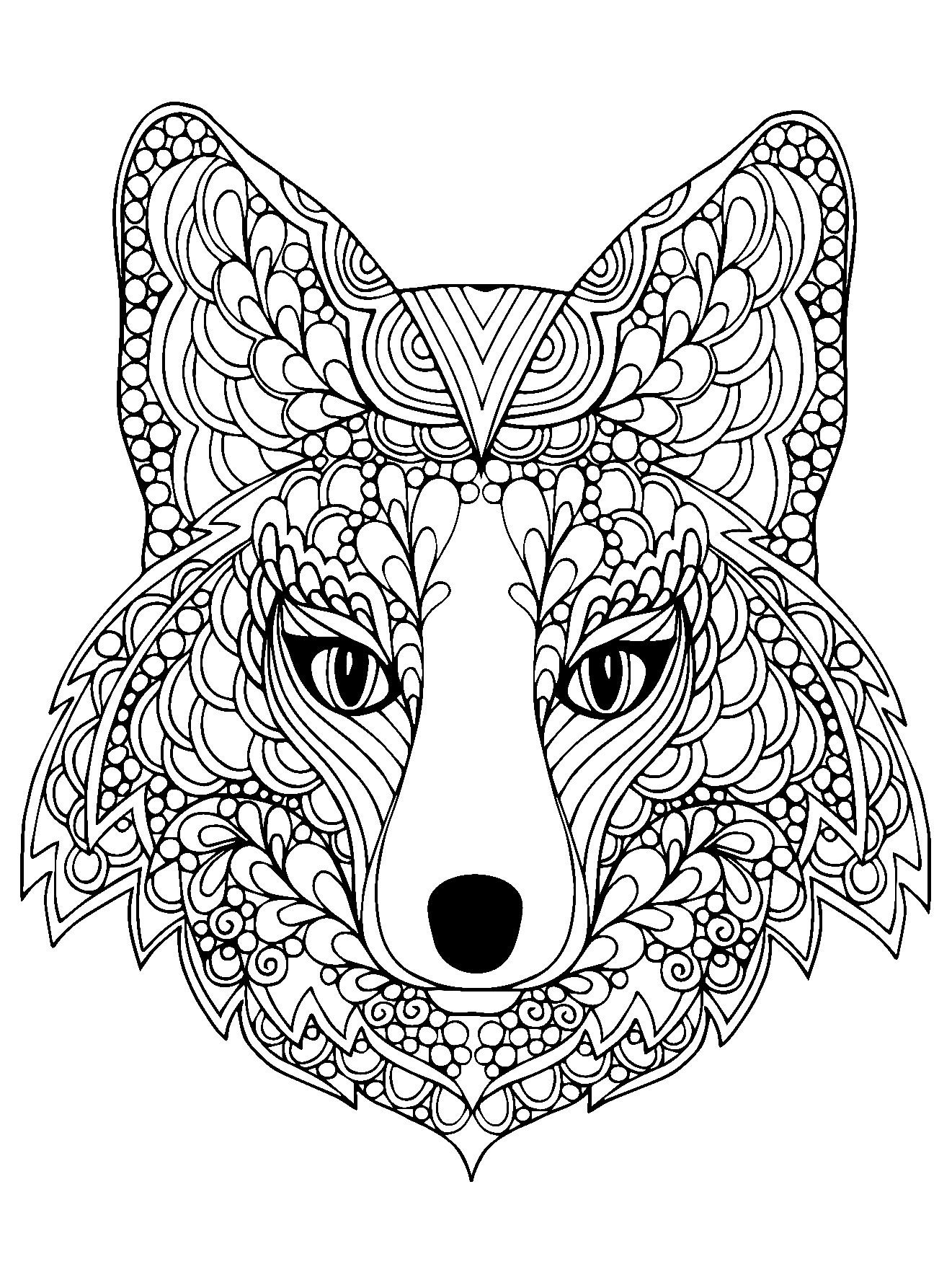 Fox Coloring Pages