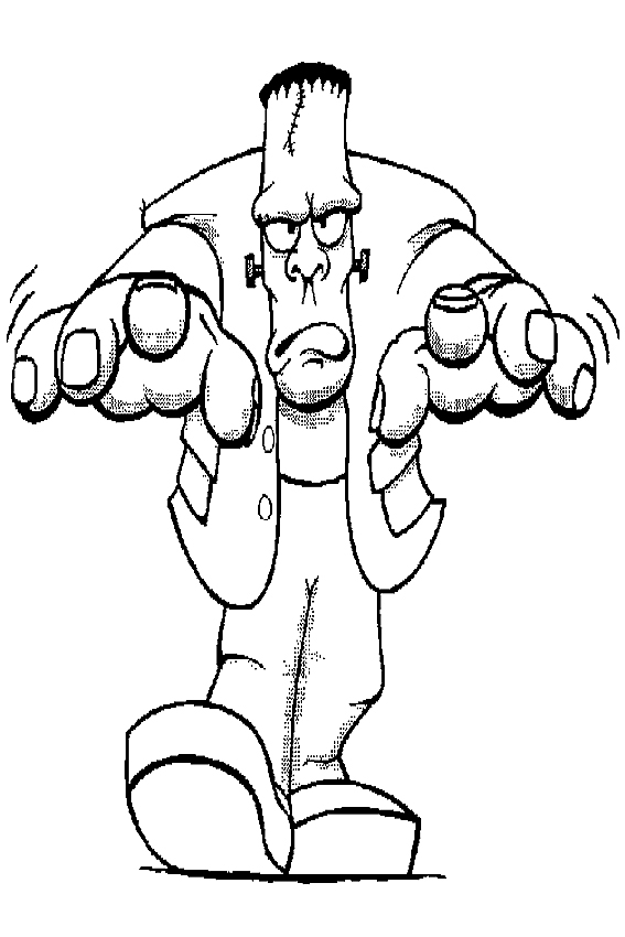 Frankenstein Coloring Pages Printable Frankenstein Coloring Pages Printable
