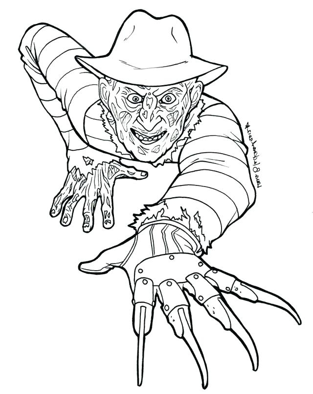 Freddy Krueger Coloring Pages Printable At GetColorings Free Freddy Krueger Coloring Pages Printable At GetColorings Free