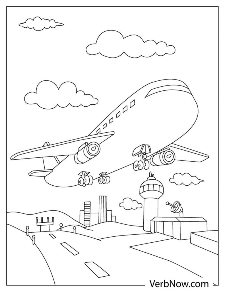 Printable Coloring Pages Airplane Printable Coloring Pages Airplane