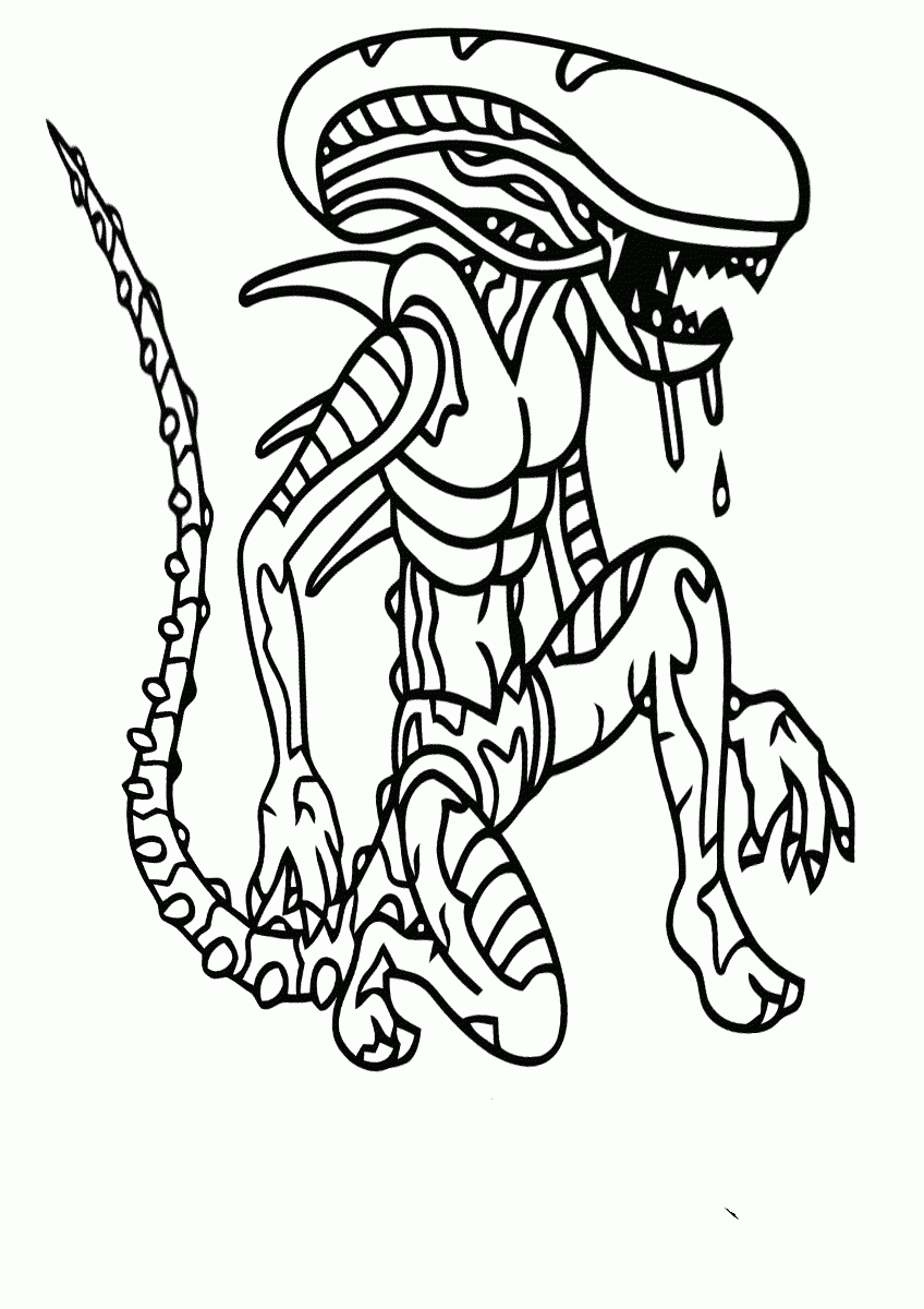 Free Alien Coloring Pages Free Printable Templates Free Alien Coloring Pages Free Printable Templates