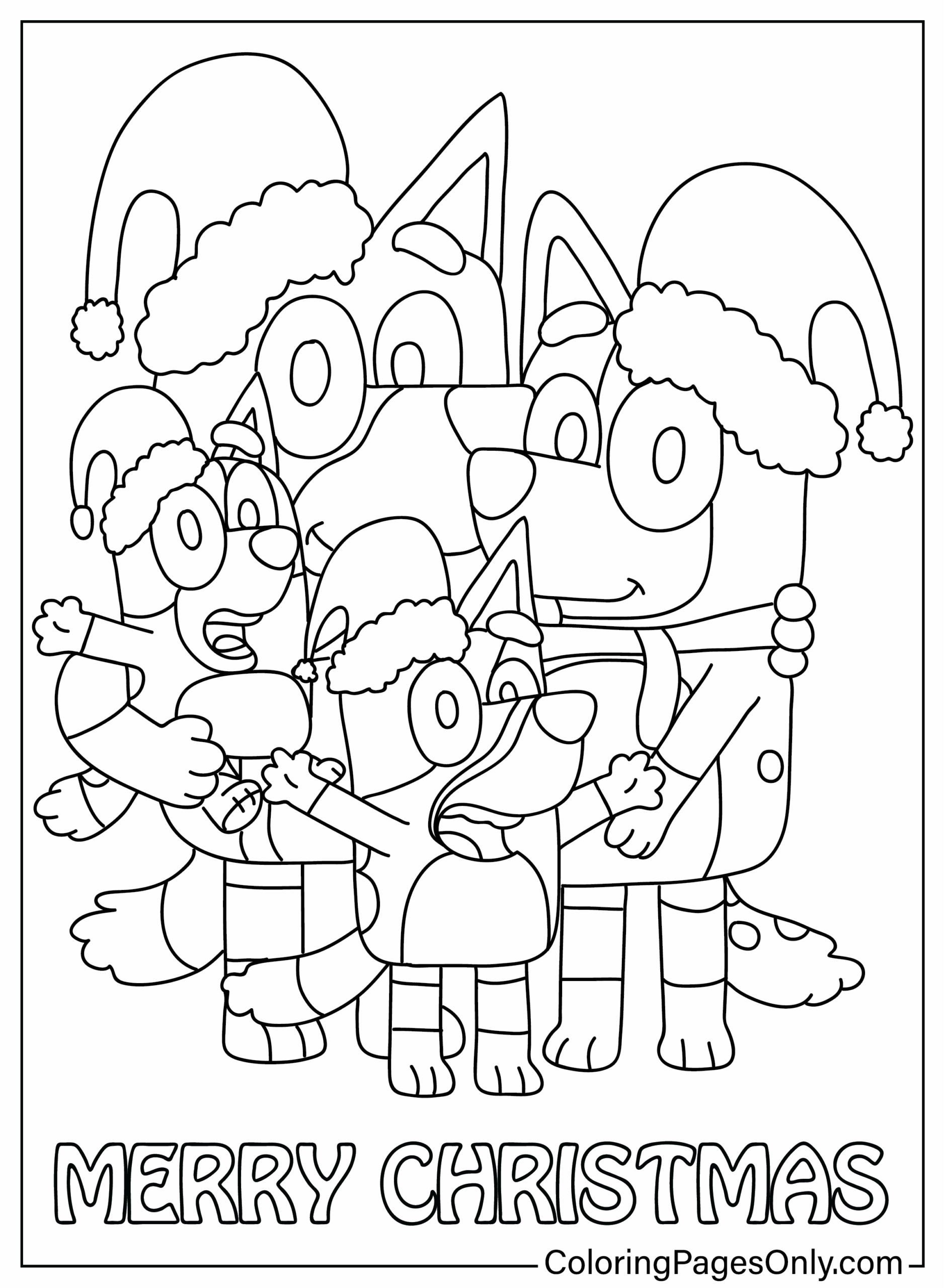 Bluey Coloring Pages Printable Free Bluey Coloring Pages Printable Free