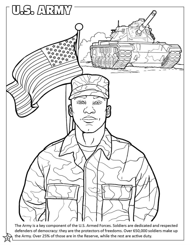 Printable Coloring Pages Army Printable Coloring Pages Army