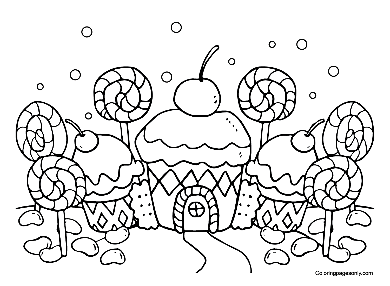 Free Candyland Coloring Page Free Printable Coloring Pages Free Candyland Coloring Page Free Printable Coloring Pages